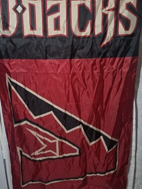Arizona D-backs Red and Black Team Banner